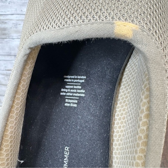Mahabis Summer Slipper Shoes Women's 41 / 9.5Tan Black Mesh Comfort Slip On Mule - Picture 9 of 11
